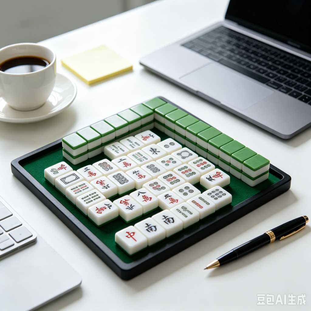 metallic finish mahjong set