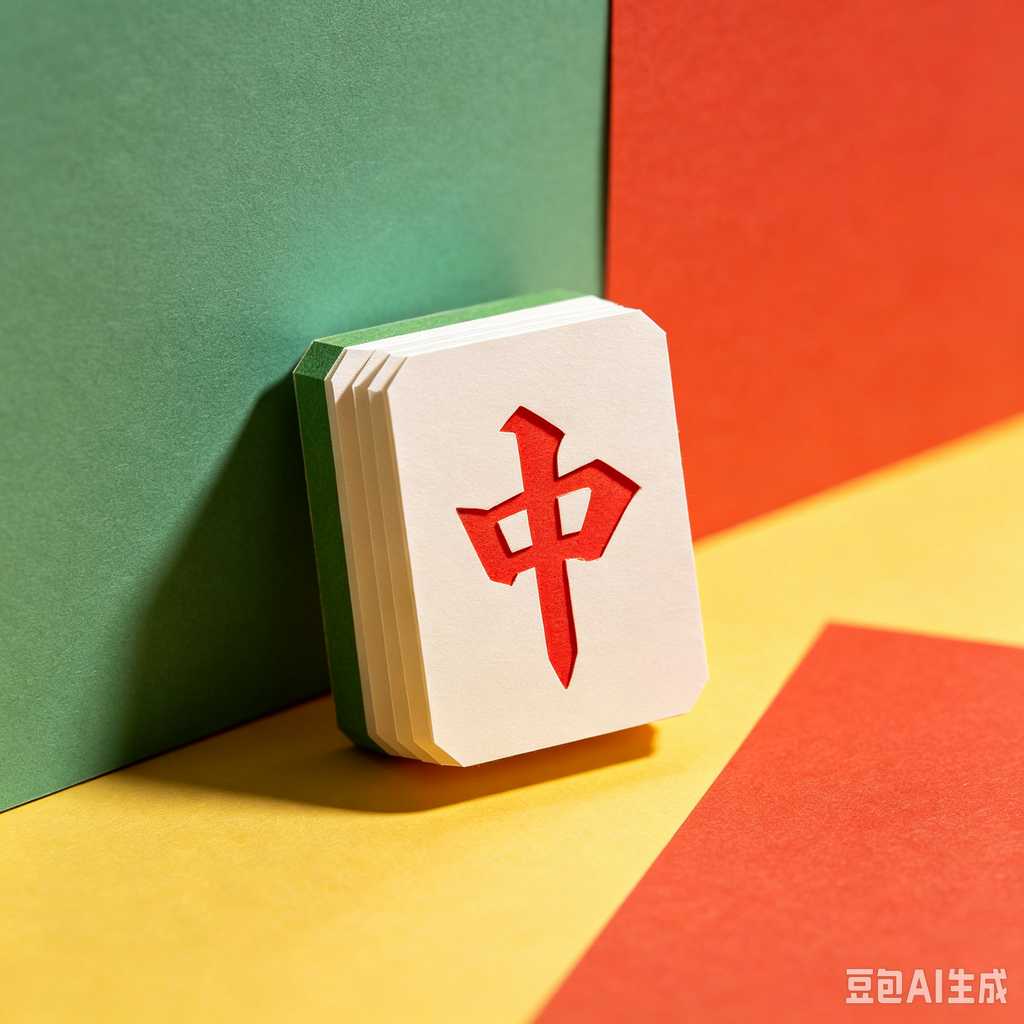 simple text mahjong tiles