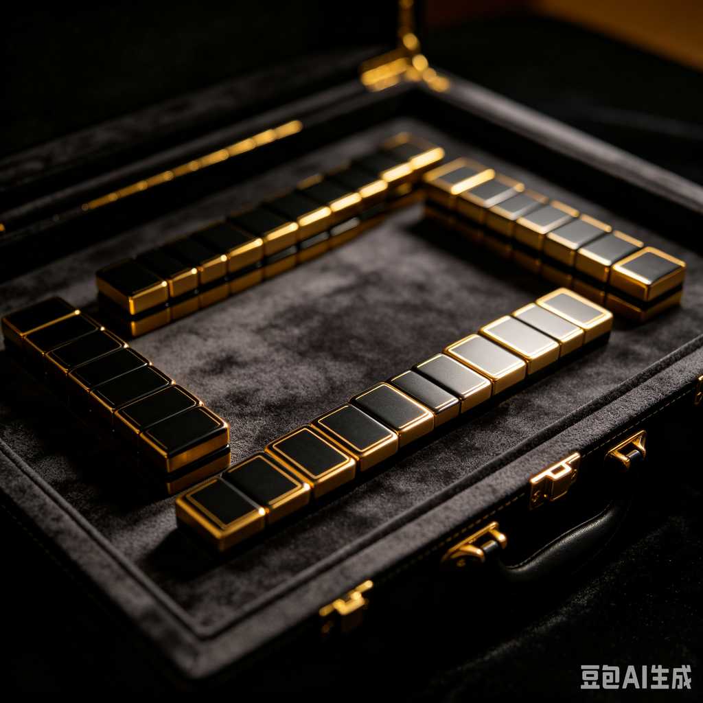 decorative text mahjong set