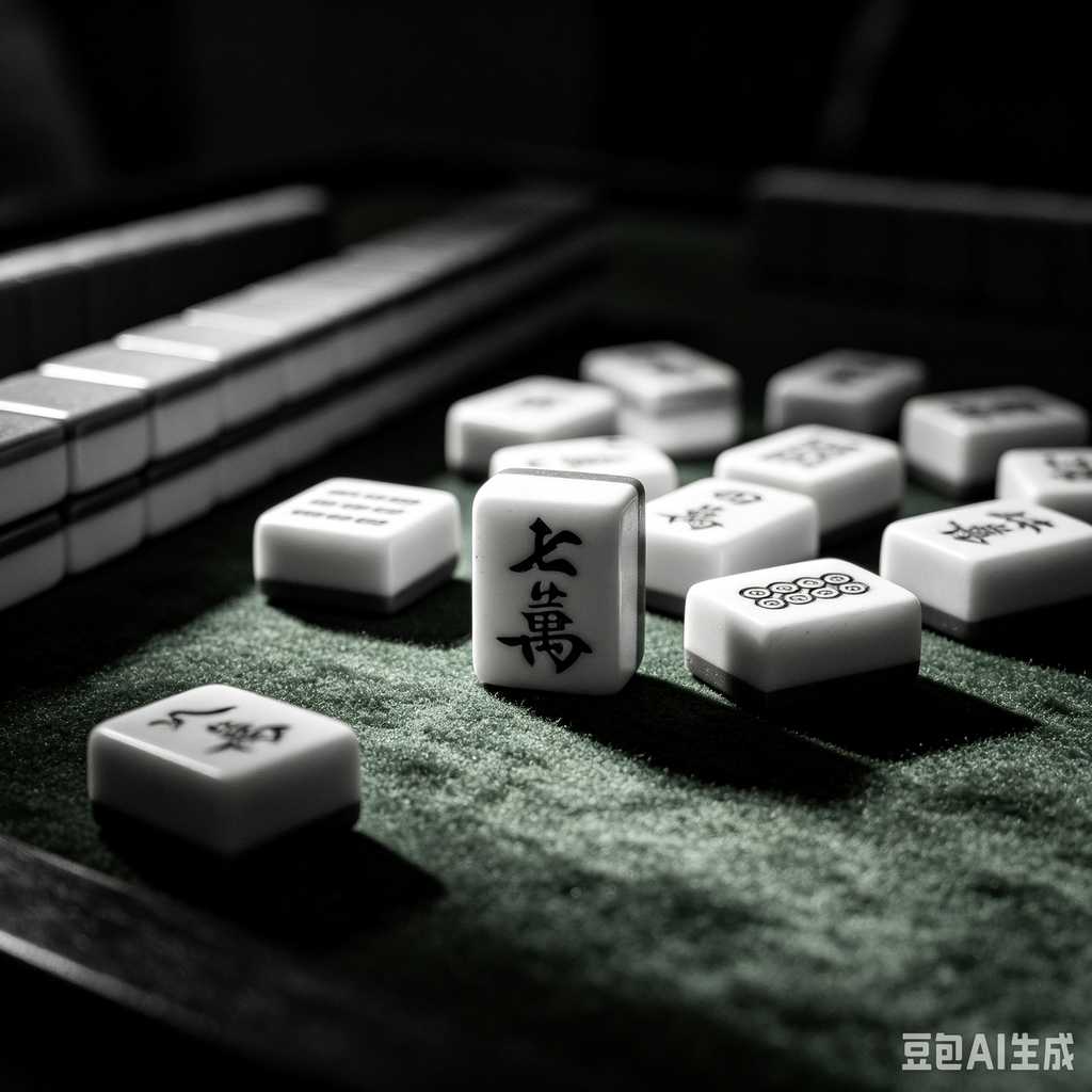 modern text mahjong tiles