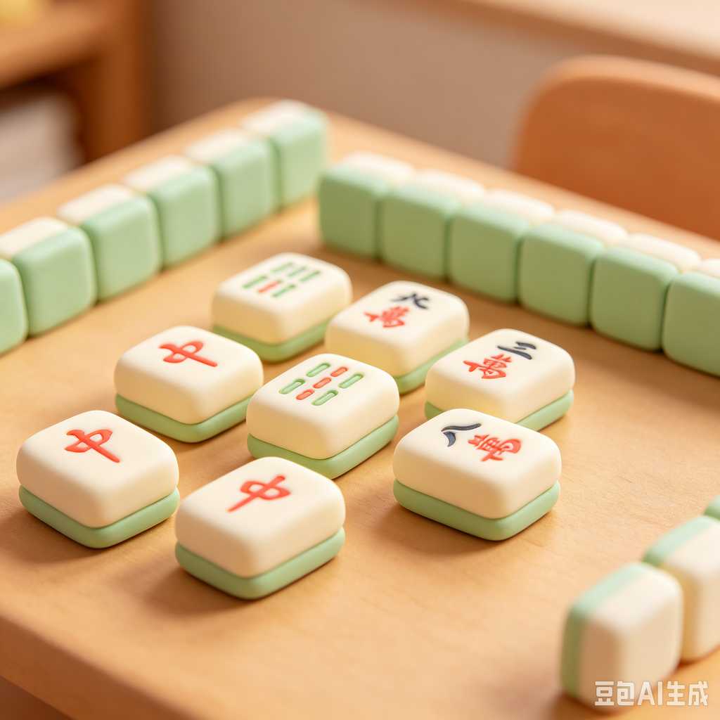 custom art mahjong set