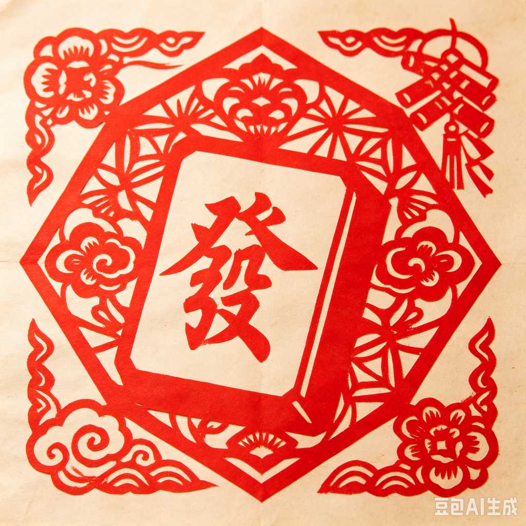 retro vintage mahjong set
