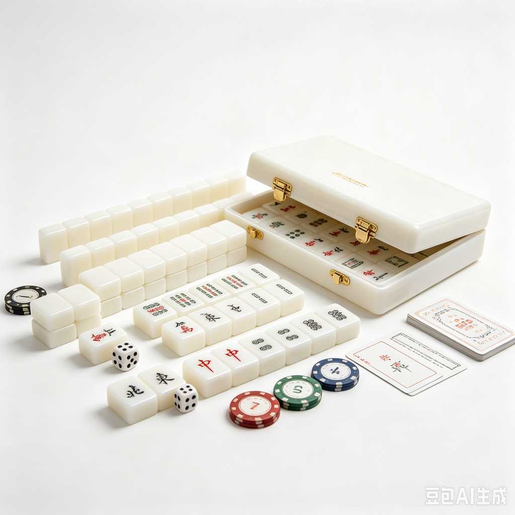 uniform color mahjong set print